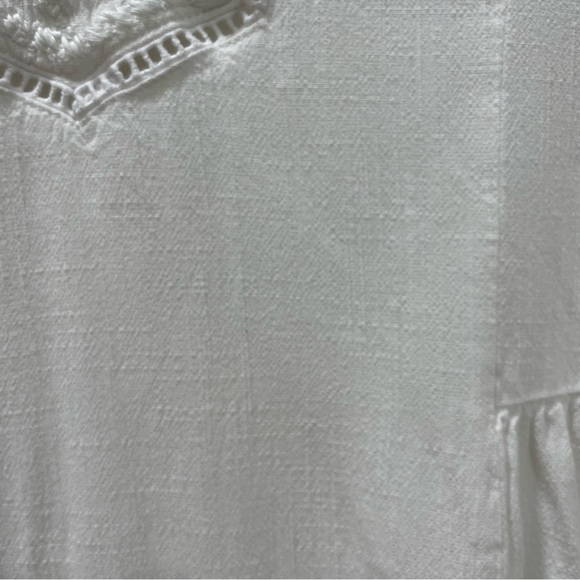 Lilly Pulitzer Women's Small Lyndsea Tunic White 3/4 Sleeve 30393 - Picture 9 of 14